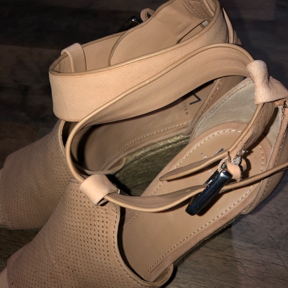 Marc Fisher Allison Perforated Espadrille Sandal - Picture 6 of 8